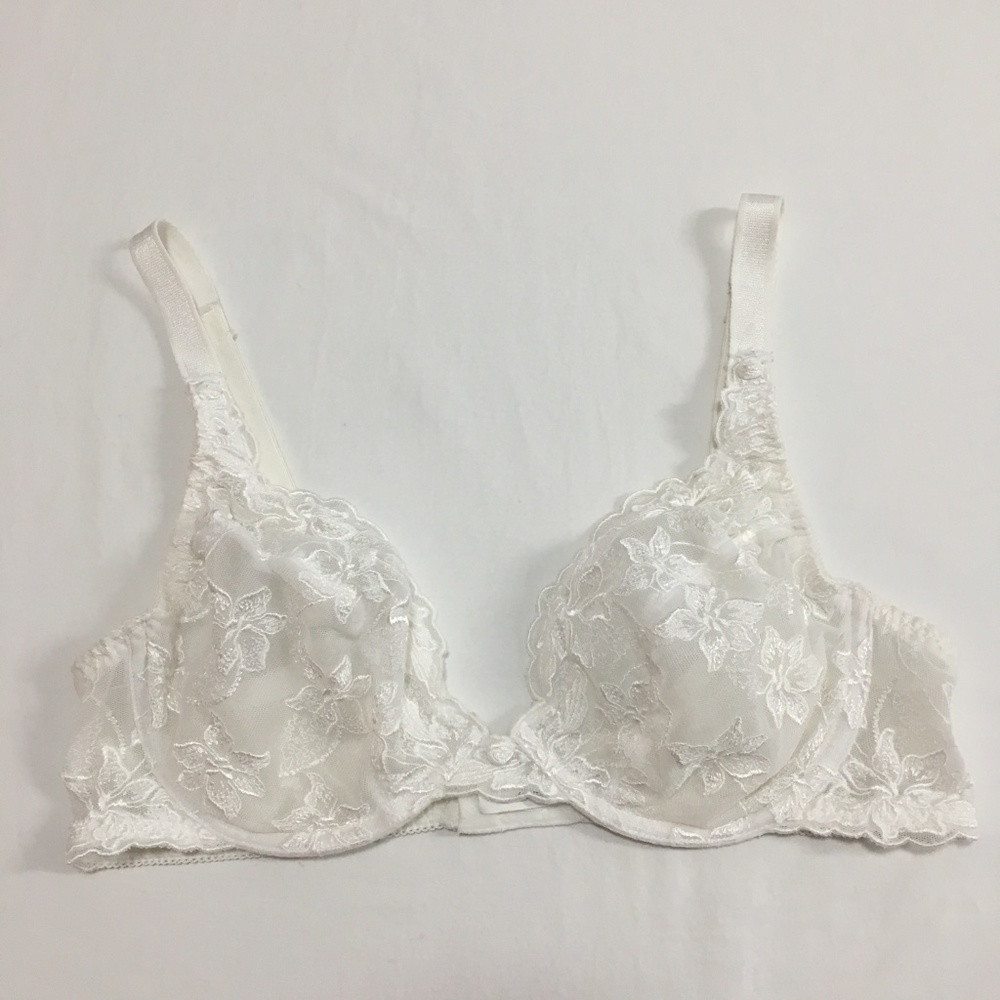 Bali Sheer Plunge Lace Desire Bra